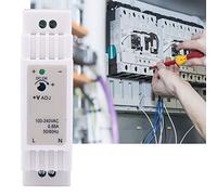 Alomejor Alimentatore su Guida DIN da 15 W Modulazione PWM Ad Alta Efficienza per Armadi di Controllo Industriali
