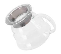 Alomejor Alomejor Caffettiera Durevole in Vetro Trasparente per Bancone della Caraffa da caffè in Vetro di Alta qualità per Baristi Professionisti Dimensioni Come Mostrano le Immagini (700ML) (500ML)