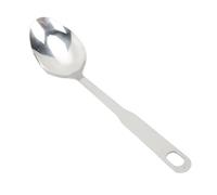 Alomejor Alomejor Cucchiaio da Portata in Acciaio Inossidabile, Resistente, Durevole, Utensile da per Buffet, Ristorante, Casa, Lavabile in Lavastoviglie, 13 Pollici, per Hotel (Maniglia in acciaio)