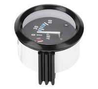 Alomejor Amperometro Misuratore 60-0-60 AMP, Plastica con Design Retroilluminato, Alta Precisione, Universale per Veicoli a 12 V, Dimensioni 52 Mm