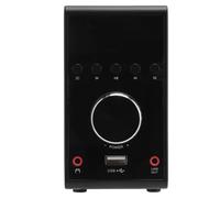 Alomejor Amplificatore di Potenza Sonora Bluetooth Amplificatore Digitale Multifunzionale Dal Design Elegante per Proiettori e DVD Bluetooth 5.0 (BLACK)