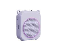 Alomejor Amplificatore Vocale con Microfono Auricolare, Amplificatore Portatile, per Altoparlante della Guida Turistica Dell'insegnante (PURPLE)