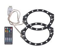 Alomejor Anello Luminoso a LED per Console di Gioco per 400+ Effetti di Colore Controllo App Bluetooth Adatto per Sala Giochi