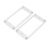 Alomejor Anello Pickup Humbucker, Lega di Alluminio, Accessori Leggeri per Chitarra Elettrica, Installazione Semplice con Fori di Montaggio Precisi per Musicisti (SILVER)