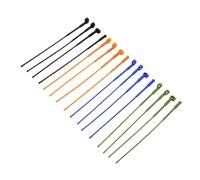 Alomejor Antenne RC, Accessori per Simulazione in Nylon, Parti di Antenne Colorate da 16 Pezzi per Auto Fuoristrada RC in 1/8 1/10 e Display per Hobby