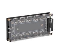 Alomejor ARGB LED Splitter Hub con Alimentazione 4D | Compatibilità universale, cavo della scheda madre da 52 cm, gestione efficace dei cavi, forte supporto adesivo