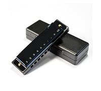 Alomejor Armonica a Bocca, Armonica a Bocca a 10 Fori in Lega di Zinco, Suono Chiaro per Principianti e Professionisti in Eventi Musicali