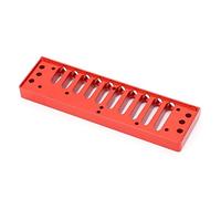 Alomejor Armonica Pettine per la Bocca SP20 Armonica - Lega di Alluminio 10 -hole Blu Strumenti Musicali di Ricambio Pezzi di Ricambio