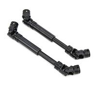 Alomejor ASSE di Trasmissione Accessori RC Leggeri per SCX10 III AXI03007, Pezzi Neri Stabili