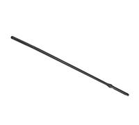 Alomejor Asta di pulizia per flauto, in plastica ABS nera, con foro per occhiello per panno di filettatura, lunghezza 35 cm, per strumenti a fiato piccoli (per)