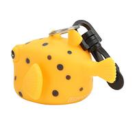 Alomejor Autorità di Regolamentazione dei Pesci, Portaviergolavoro del Bocchino dei Cartoni Animati per Proteggere i Dispositivi di Immersione (Pesce Macchiato di Giallo)