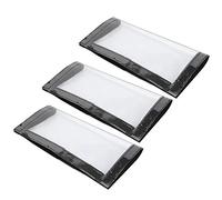 Alomejor Avvolgimenti per Esche da Pesca in PVC Custodia Protettiva per Esche per Accessori da Pesca, Copriganci Trasparenti e Durevoli per Uomini e Donne 3,9x7,9 Pollici, 3 Pezzi