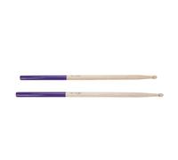 Alomejor Bacchette 5A Bacchette per Batteria con Impugnatura Antiscivolo in Legno di Acero con Punta Ovale per Esercitazione e Percussioni Professionali, Set da 3 Paia Design Leggero e Bilanciato