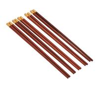 Alomejor Bacchette in Palissandro Stile Cinese Set di Stoviglie Squisite per Amici di Famiglia 5 Paia per Regalo/uso Domestico (#2)