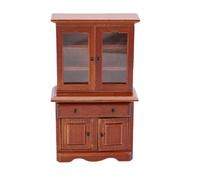 Alomejor Bambola in Miniatura 1:12 Collezione in Scala Bookshelf, Scaffale di Visualizzazione Multifunzionale per Libri, Accessori