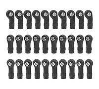 Alomejor Barre di Rilegatura Lunghe -Fermi Fine Palline Articolatori della Testa in Coppia per 1/10 Auto RC, Esperienza di Guida, 30pcs