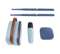 Alomejor Batteria Ad Aria, Bacchette 3D Coinvolgenti, Batteria per realtà Virtuale con Microfono e Altoparlante per Bambini e Adulti (Grey)