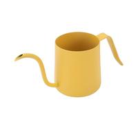 Alomejor Beccuccio a Collo di Cigno Versare Sopra il Bollitore Tazza Antigoccia Lunga e Stretta in Acciaio Inossidabile 304 per Casa/ufficio, capacità 250 Ml (YELLOW)