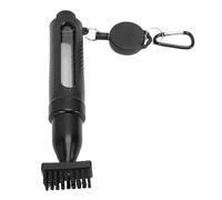 Alomejor Ben Spazzole da Club con Grandi Teste di Nylon con Una Testa del Tipo di Acqua a Spruzzo per Pulire i Colpi da Golf, Bottiglia Trasparente per Gli Amanti del Golf - PP, Build in PVC (Black)