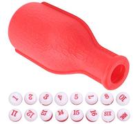 Alomejor Billard Entertainment Cubes Ensemble con Shaker Bottle 16pcs Eccellente per L'intrattenimento in Contanti e Riunioni di Famiglia Non Tossiche e Sotterranee (rosso)