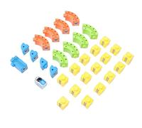 Alomejor Binario del Treno 3D, Set Elettrico in Materiale ABS con Batteria Ricaricabile, Perfetto per Bambini e Neonati Che Imparano e Giocano