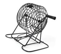 Alomejor Bingo Game Set Bingo Cage Machine con Slitta a Sfera Automatica per il Gruppo di Famiglie Entertainment Games Tradizionale