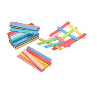 Alomejor Blocchi di Legno per Costruzioni, Materiale in Tiglio, 120 Pezzi | Design colorato, Giocattolo educativo, Migliora la concentrazione, Progetto fai da te per bambini