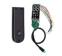 Alomejor Bluetooth Circuit Board + Cover Cruscotto con Display, Set Cruscotto Display Digitale per Scooter Ninebot G30