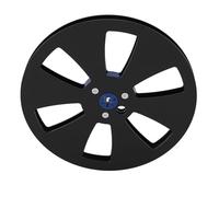 Alomejor Bobina di Nastro Vuota da 7 Pollici per Parti di Macchine Aperture/ReVox Studer, Migliora la qualità del Suono con Materiale in Lega di Alluminio (BLACK)