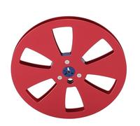 Alomejor Bobina di Nastro Vuota da 7 Pollici per Parti di Macchine Aperture Studer, Migliora la qualità del Suono con Materiale in Lega di Alluminio (rosso)