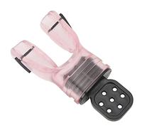 Alomejor Bocchino Ecologico con Pezzi di Raccordi con Immersione di Forma per Tutti i Respiri per Tutti i Respiri (Bellissimo Rosa)