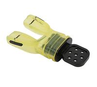 Alomejor Bocchino Ecologico con Pezzi di Raccordi con Immersione di Forma per Tutti i Respiri per Tutti i Respiri (Giallo Caramello)