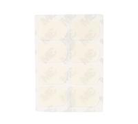 Alomejor Bocchino Patch per Sassofono Contralto Soprano e Clarinetto Tenore - Pad Cuscinetto Regolazione 0.3mm Forma Ovale Piccola Bianco