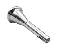 Alomejor Bocchino per Corno Francese, Silver Plated Copper 64mm di Lunghezza 17mm di Diametro Interno per Tono Migliorato con Mellophone Acoustic