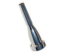Alomejor Bocchino per Tromba di Bach Placcato in Argento, Completamente in Rame, Comodo Utilizzo, Installazione Semplice per Principianti, Argento, 1 Bocchino per Tromba (1.5C)
