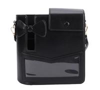 Alomejor Borsa a Tracolla, Borsa Portabottiglie Portatile con Tracolla Regolabile per lo Shopping, le attività All'aperto, il Pendolarismo (BLACK)