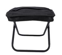 Alomejor Borsa a Tracolla Portatile con Tasca per Sedia Pieghevole, Ideale per Campeggio, Escursionismo e pesca. (BLACK)