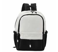 Alomejor Borsa da Viaggio per Scuola, Zaino da Lavoro, Impermeabile, con Tracolla Regolabile, Spaziosa, Materiale in Poliestere (BLACK)