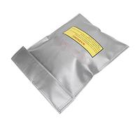 Alomejor Borsa di Protezione del Fuoco Lipo Lpeal Lipo per la Batteria D'argento RC Batio