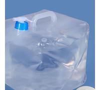 Alomejor Borsa di Stoccaggio dell'Acqua Inseribile con Grande capacità del Serbatoio del Campeggio Pieghevole per Materiale LDPE Esterno e Sano (10 Litri 210x210x205 mm / 8,3x8,3x8,1 Pollici)