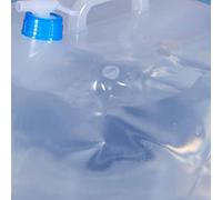 Alomejor Borsa di Stoccaggio dell'Acqua Inseribile con Grande capacità del Serbatoio del Campeggio Pieghevole per Materiale LDPE Esterno e Sano (20L 290x290x335mm / 11,4x11,4x13,2 Pollici)