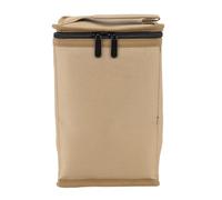 Alomejor Borsa di Trasporto del Cilindro del Carnoso Gass Porta del Serbatoio di Propano con Cilindri a Gas con Divisori in Schiuma Spessa per Il Campeggio da Picnic da Picnic da (Cachi)