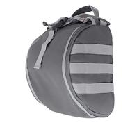 Alomejor Borsa per Casco da Esterno Borsa per Casco da Bicicletta per Bici da Moto Impermeabile in Nylon Resistente con Interno Imbottito, Tracolla Regolabile, Ideale per (GREY)