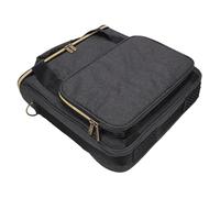 Alomejor Borsa per il Trasporto di Dischi Custodia Protettiva Portatile per Dischi da 7 Pollici 10 Pollici 12, Ordinatamente Organizzata per Spettacoli DJ, Festival, Tessuto Cationico