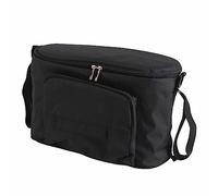 Alomejor Borsa per Passeggino Multifunzionale con Design a Rete Indipendente, Organizer Portatile da Appendere per la Mamma, Rosa Rossa, 12,6x6,3x7,3 Pollici (con cinghie)