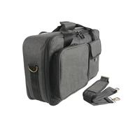 Alomejor Borsa per Pedali per Effetti Custodia a Tracolla Compatta Portatile in Tessuto Impermeabile per Musicisti Grigio (M)
