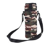 Alomejor Borsa per Supporto per Maniche Bottiglia D'acqua 1L COPERCHIO NEOPRENE TERMALE con Cinturino, Protezione Antiscald il Campeggio