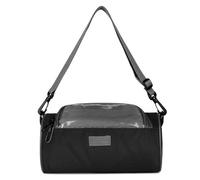 Alomejor Borsa per Telefono da 6,5" con Doppia Cerniera Borsa per Manubrio per Mountain Bike per Bici Anteriore in TPU Impermeabile per la Guida in Giornate Piovose (BLACK)