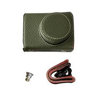Alomejor Borsa Protettiva per Fotocamera con Cinghia Regolabile (GREEN) | Resistente pelle PU, design antiurto, compatibile con ZV1, vestibilità personalizzata per un facile accesso