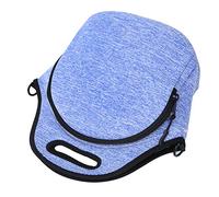 Alomejor Borsa termica per il pranzo in neoprene con tracolla per picnic all'aperto, Viola chiaro, casual